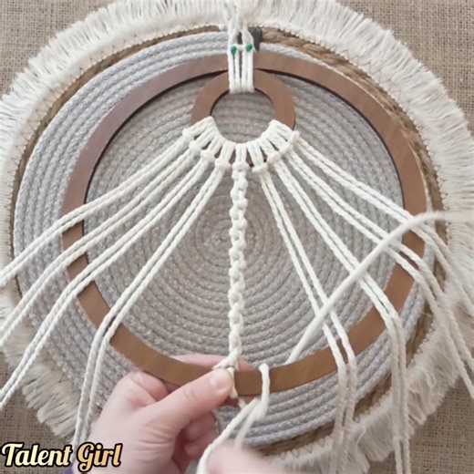Beautiful macrame wall hanging tutorial 💜🫶🩷 #fblifestyle | Yeliz Craft & Creative Ideas