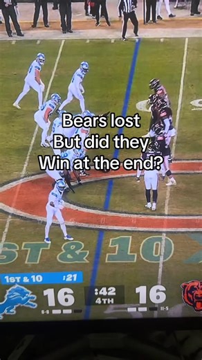 The Chicago Bears lost or did they | Chicago Bears