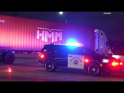 3-Vehicle Injury Collision Blocks Lanes of 5 Freeway in Burbank