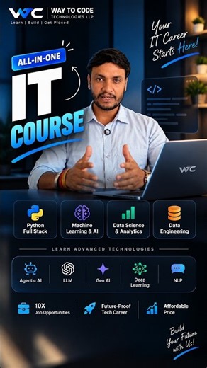 Learn Python, Data Science & AI In One Course! GenAI, Agentic AI & LLMs #Shorts #Coding #ViralShorts