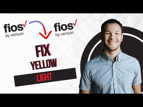 How To Fix Verizon Fios Router Yellow Light (Best Method)