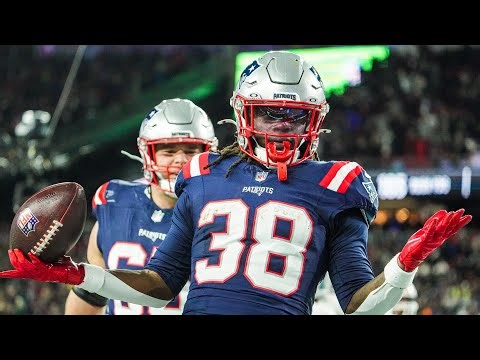 Rhamondre Stevenson's Best Plays From 153-yard, 3-TD Game vs. Dolphins | Patriots Week 18