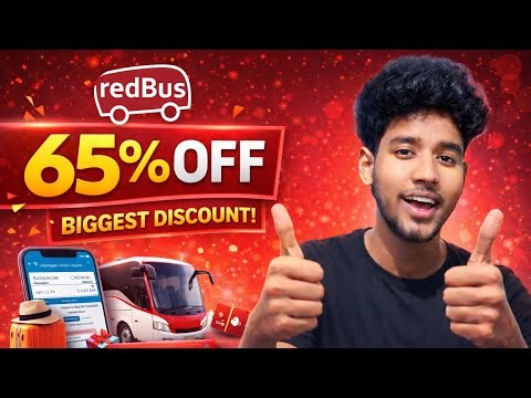 RedBus Coupon Code Today 🚌💸 Get 65% OFF Instantly | Working Promo Code 2026 ⚡ Limited Time Offer 🚀