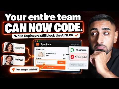 Anyone on Your Team Can Now Code. Engineers Still Decide What Ships. (Base Code Tutorial)