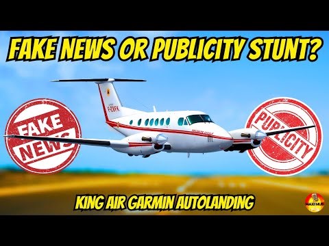 "NOT What You Think" - The Truth Behind the King Air Garmin King Air Auto-Land Emergency