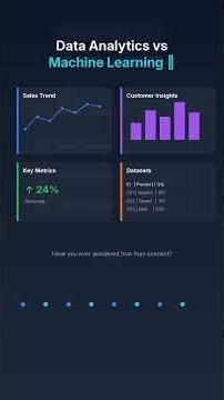 Data Analytics vs Machine Learning