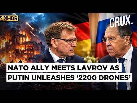 Russia Pummels Ukraine as Lavrov Warns Europe, Meets German FM for First Time Since War Began |4K