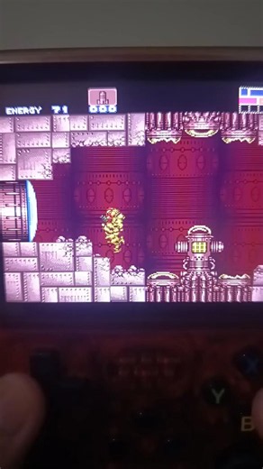 Super Metroid on the R36S | SNES Masterpiece #r36s #supermetroid #snes