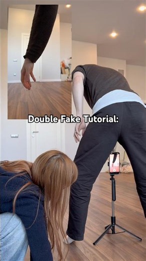 DOUBLE FAKE TUTORIAL✋🏻