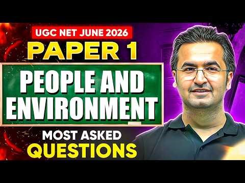UGC NET Paper 1 | UGC NET Paper 1 People & Environment New Questions | People & Environment UGC NET