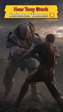 How Tony Stark Defeated Thanos 💥