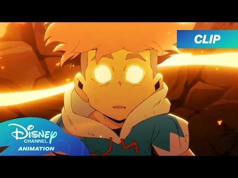 When Key Discovers His Powers! ⚡🔥 | Dragon Striker: Meet the Players | @disneychannelanimation