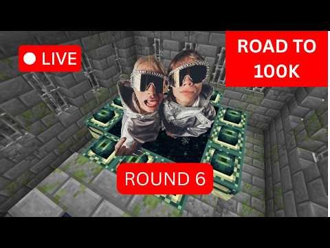 Beating Minecraft Hardcore live (ROUND 6)