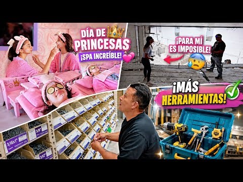 Oli y Julie VISITAN un SPA | Le tuve TERROR a la DOBLE ALTURA | Compramos mas HERRAMIENTAS!