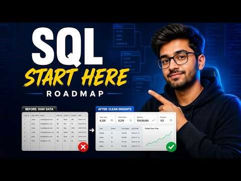 SQL Roadmap 2026 🧠 From Beginner to Job Ready