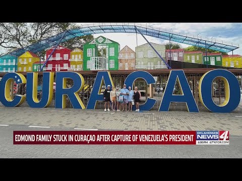 Edmond family stuck in Curaçao after capture of Venezuela's president