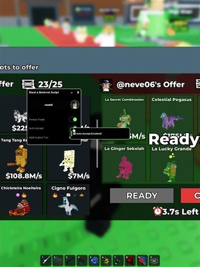 Steal A Brainrot OP FREEZE TRADE SCRIPT 💀# #roblox #stealabrainrot #opscript #robloxgaming