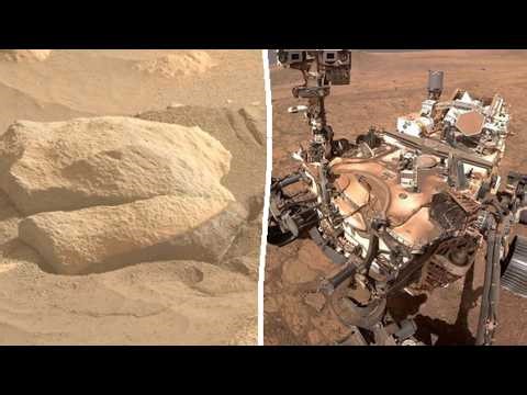 Mars robot spots rock that looks eerily like a dinosaur skull | SWNS