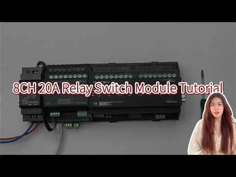 8CH 20A Relay Switch Module Tutorial