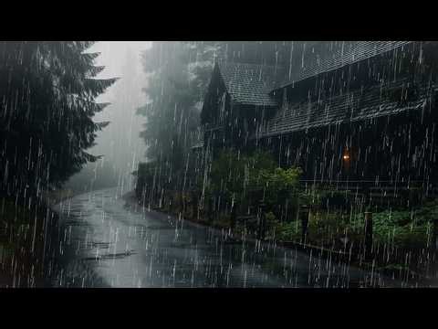 No Ads Rain Sounds for Sleeping - Soothing Rain & Gentle Thunder Relax for Deep Sleep, ASMR
