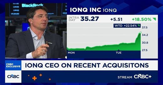 IonQ CEO Niccolo de Masi on securing DARPA contract and recent acquisitions