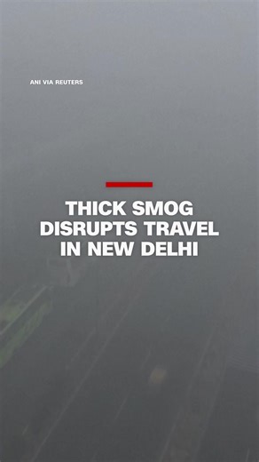 Severe Air Quality Disrupts Travel in New Delhi
