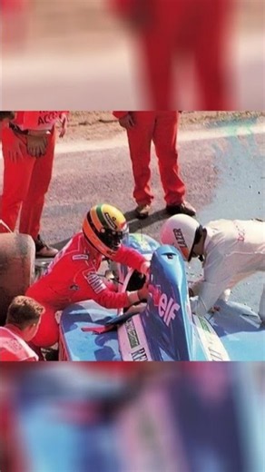 His Car Was Seconds From Exploding… Then Senna Did THIS! 🏎️💥#f1 #ayrtonsenna #formula1 #f1shorts