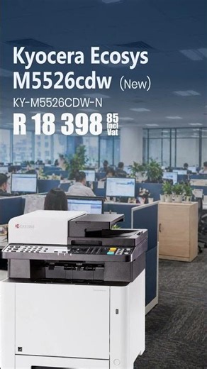 Kyocera Ecosys M5526cdw #kyocera #printer #businesssolutions #techdeals #new #specials #partserve