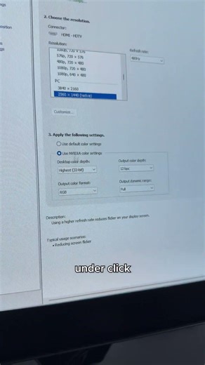how to improve your display settings using NVIDIA ✅