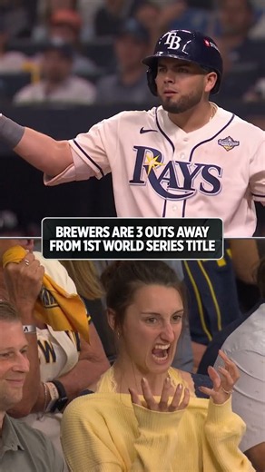 The Brewers are nearing their first World Series title in franchise history #brewers #WorldSeries