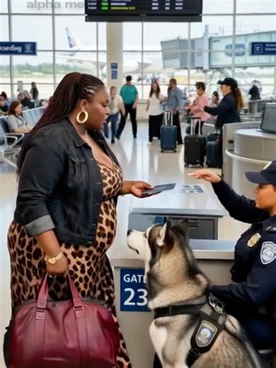 At a busy airport in California… Passengers rushed for boarding, announcements echoed through the terminal, and everything seemed normal. Then… something felt off. A suspicious bag caught the attention of a trained police husky. In seconds… the dog acted. It rushed forward, grabbed the bag, and ran. Panic spread instantly. People shouted. Security chased. Everyone believed the dog had gone rogue. But the husky didn’t stop. It ran with urgency… focused… determined… as if it knew something no one 