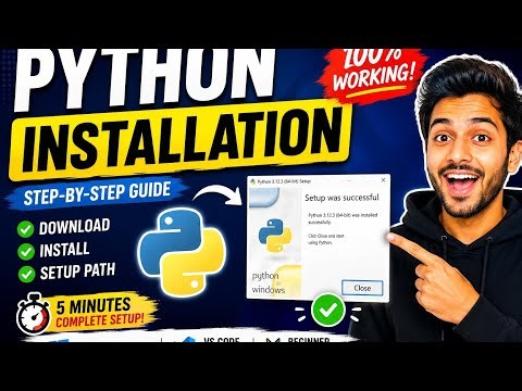 How to Install Python on Windows 11 (2026 Beginner Guide) || Python Step-by-Step for Beginners