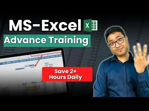 Advanced Excel Training in 1 Hour | Dashboard, Xlookup, Variance Analysis