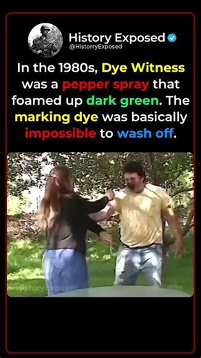 When 80s Crime Created Dye Witness Pepper Spray 🎨🔫