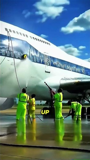 Why Are Airplanes Washed Only at Night? ✈️😱