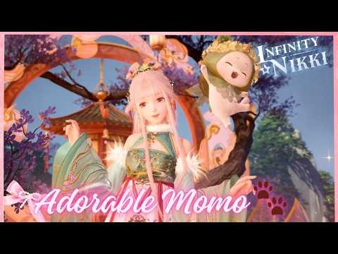 Flying Through Moon cradle with Momo 🌙✨ | Infinity Nikki🌸