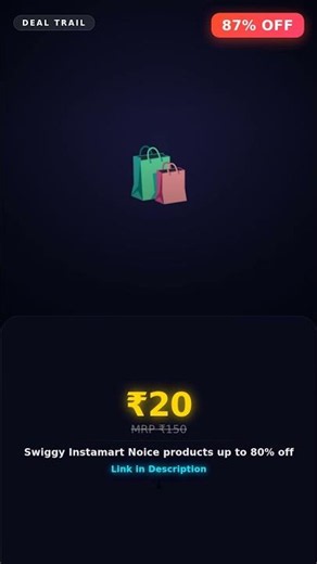 🔥 Swiggy Instamart Noice products up to 80% off | ₹20
