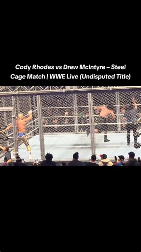 Cody Rhodes vs Drew McIntyre – Steel Cage Match Highlights