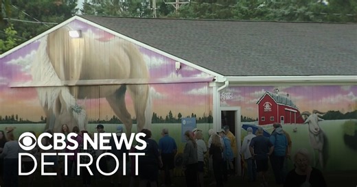 Detroit Institute of Arts celebrate new mural in Waterford Township