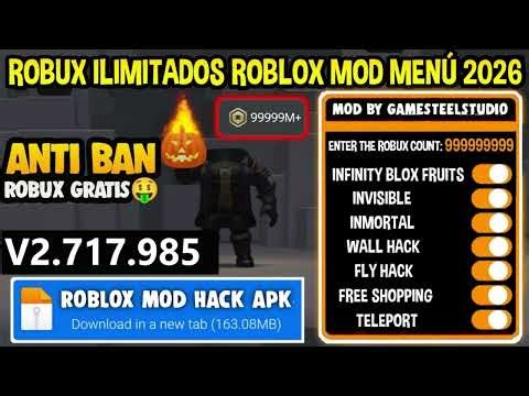 Roblox Mods Menu Unlimited Robux Update 2026 | Roblox Mod Apk Unlimited Robux & Speed Fly Jump Hack
