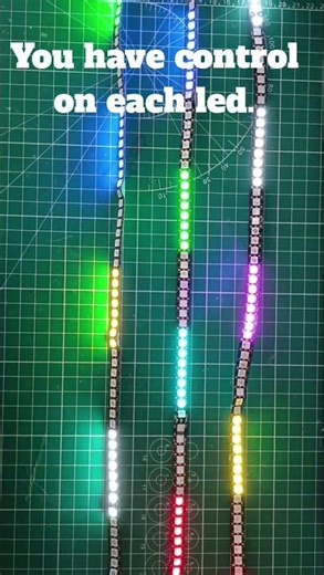 Led color animate via PICO #micropython #raspberry #robotics #ws2812 #electronic #diy #ledmatrix