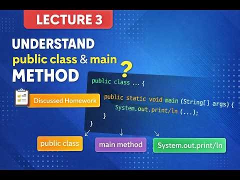 ZDX 1.0 | DSA(JAVA) | Lecture 3: Java Basics Explained | public class, main(), Sout() Deep Dive 🔥