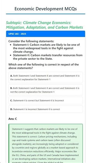 Climate Change Economics: Mitigation, Adaptation, and Carbon Markets