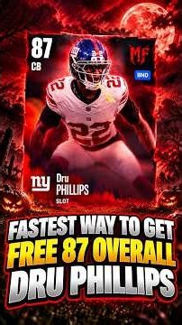 FASTEST Way to Get the FREE 87 OVR Most Feared Dru Phillips in Madden 27!​​