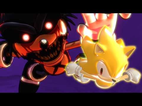 Super Sonic VS Lord X (Chaos Hunter V.S. Sonic.EXE) [ Sonic Animation]