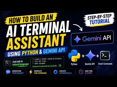 How to Build an AI Terminal Assistant Using Python & Gemini API | Step-by-Step Tutorial