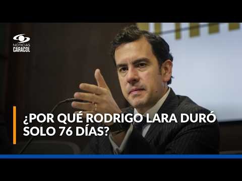 ¿Por qué duró solo 76 días? Claves detrás de sorpresiva salida de Rodrigo Lara de Mininterior