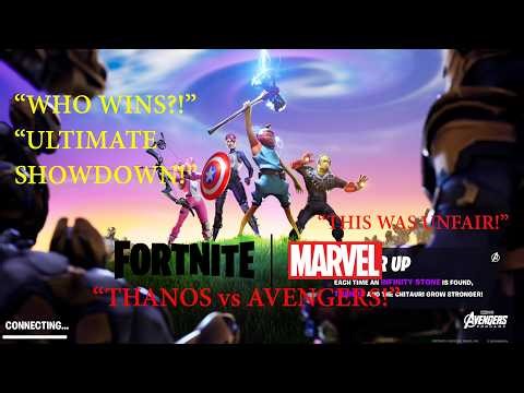 I Played THANOS vs AVENGERS in Fortnite (INSANE ENDING!) #video #fortnite #viralvideo /k50games