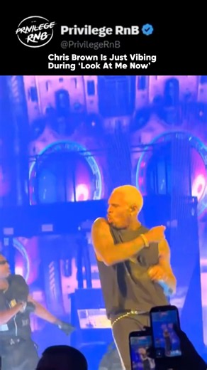 Chris Brown Is Just Vibing During ‘Look At Me Now’