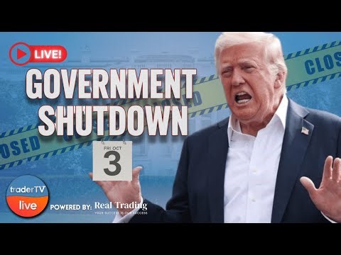 🚨 No Jobs Report! Fed Speeches & Govt Shutdown Drama | $SPY $QQQ Live Trading Oct 3